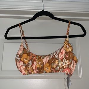 Salty Blonde x Billabong Back then Bralette Swim top XL
